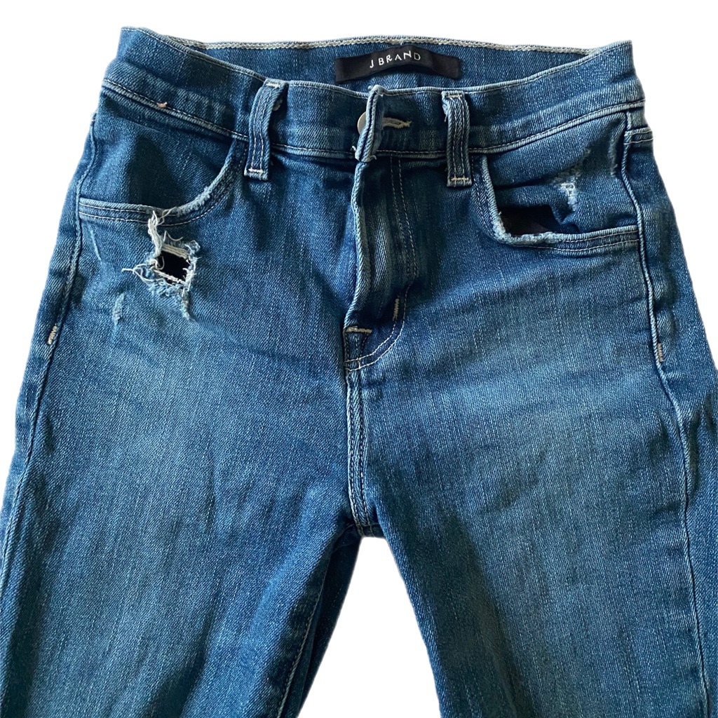 J Brand Skinny Jeans Maria Distressed Size 23
